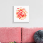 Leinwand der Aquarellfarben-Blume (Insitu (Wohnzimmer))