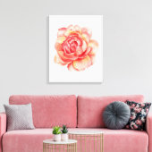 Leinwand der Aquarellfarben-Blume (Insitu (Wohnzimmer))