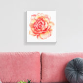 Leinwand der Aquarellfarben-Blume (Insitu (Wohnzimmer))