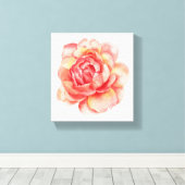 Leinwand der Aquarellfarben-Blume (Insitu (Holzboden))