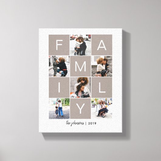 Leinwand der Collage-Fotos (Vorderseite)