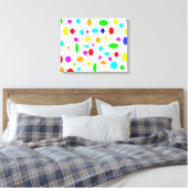 Leinwand der Farbpunkte (Insitu (Schlafzimmer))