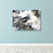 Leinwand der flüssigen Pour Acrylkunde (Insitu (Holzboden))