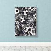 Leinwand der Fußball-Wände Kunst (Insitu (Holzboden))
