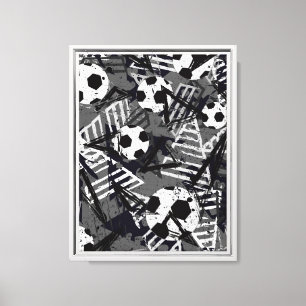 Leinwand der Fußball-Wände Kunst