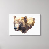 Leinwand der geometrischen Bärendarstellung (Vorderseite)