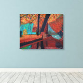 Leinwand der Herbstträume (Insitu (Holzboden))