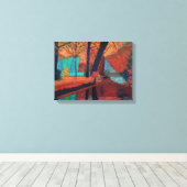 Leinwand der Herbstträume (Insitu (Holzboden))