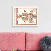 Leinwand der Kinderbuchwoche 1977 (Insitu (Wohnzimmer))