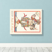 Leinwand der Kinderbuchwoche 1977 (Insitu (Holzboden))