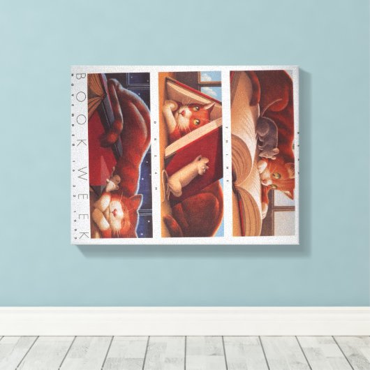 Leinwand der Kinderbuchwoche 1992 (Insitu (Holzboden))