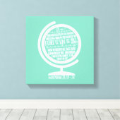 Leinwand der Missionen: Große Kommission für Globu (Insitu (Holzboden))