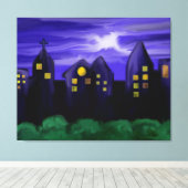 Leinwand der Nacht (Insitu (Holzboden))