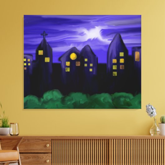 Leinwand der Nacht (Insitu (Wohnzimmer))