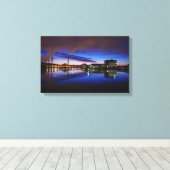 Leinwand der Nacht in Green Bay (Insitu (Holzboden))