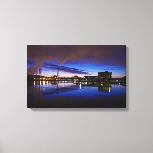Leinwand der Nacht in Green Bay (Vorderseite)
