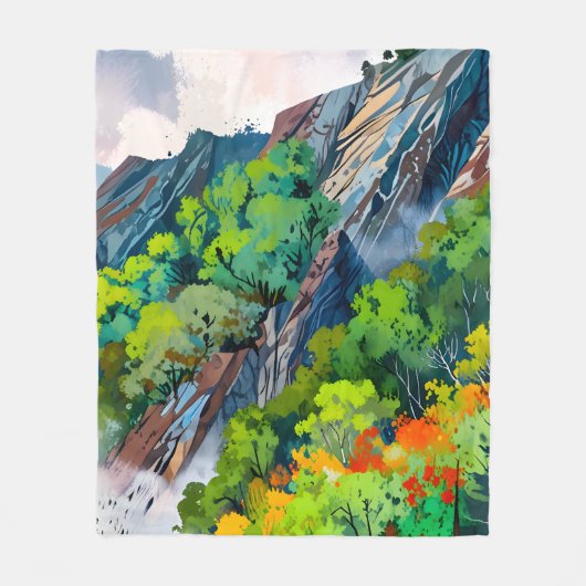 Leinwand der Natur Fleecedecke (Vorderseite)