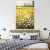 Leinwand der Natur: Ölmalerei von Wildblumen (Insitu (Schlafzimmer))