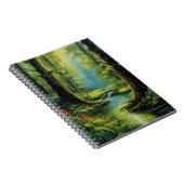 Leinwand der Natur, üppiger Grünwald Notizblock (Rechte Seite)