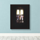 Leinwand der neoklassischen Marmorskulptur (Insitu (Holzboden))