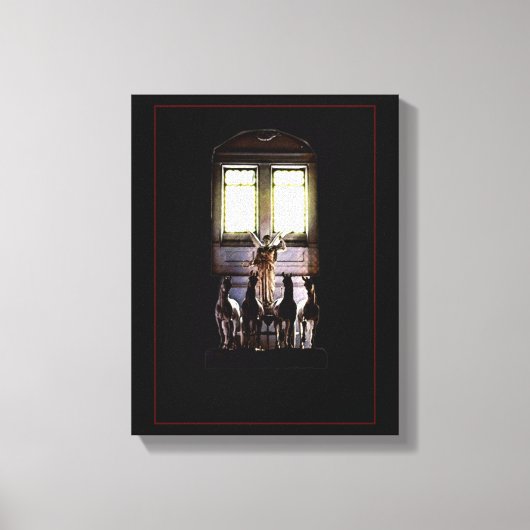 Leinwand der neoklassischen Marmorskulptur (Vorderseite)