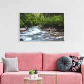 Leinwand der phantastischen Waldflüsse (Insitu (Wohnzimmer))