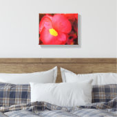 Leinwand der roten Blume (Insitu (Schlafzimmer))