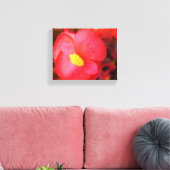 Leinwand der roten Blume (Insitu (Wohnzimmer))