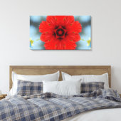 Leinwand der roten Blume (Insitu (Schlafzimmer))