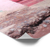 Leinwand der roten Tür Poster (Ecke)