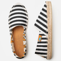 Leinwand der Schwarz-weißen Streifen