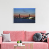 Leinwand der Talmadge Bridge (Insitu (Wohnzimmer))