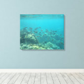 Leinwand der tropischen Unterwasserwelt (Insitu (Holzboden))