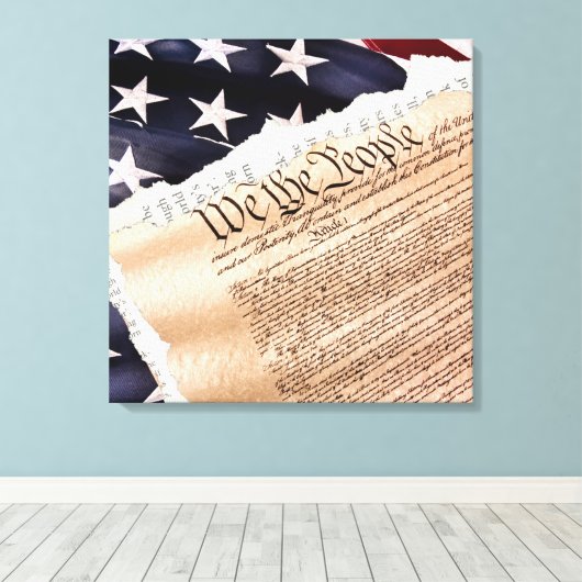 Leinwand der Verfassung (Insitu (Holzboden))