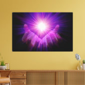 Leinwand der Violettenergie-Heilung durch Heiler A (Insitu (Wohnzimmer))