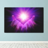 Leinwand der Violettenergie-Heilung durch Heiler A (Insitu (Holzboden))