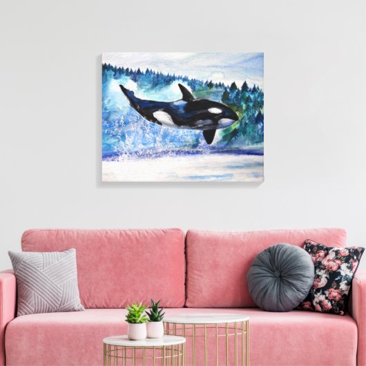 Leinwand der Wale (Insitu (Wohnzimmer))