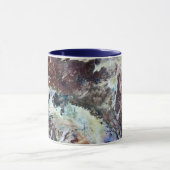 Leinwand der Wasserfarben Keramik Tasse (Zentrum)