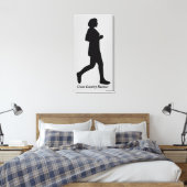 Leinwand der weiblichen Silhouette (Insitu (Schlafzimmer))