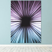 Leinwand der weißen und schwarzen optischen Illusi (Insitu (Holzboden))