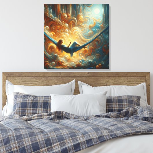 Leinwand der Wolkenkönigin (Insitu (Schlafzimmer))