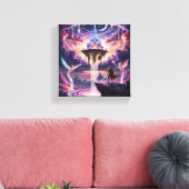 Leinwand des Celestial Kingdom Art - Mythische Flo (Insitu (Wohnzimmer))