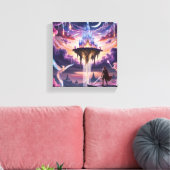 Leinwand des Celestiums Art - Mythische Floating C (Insitu (Wohnzimmer))