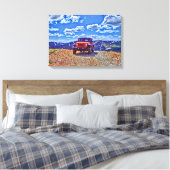 Leinwand des Jeep-Bergabenteuers (Insitu (Schlafzimmer))