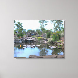 Leinwand des Koi-Teiches mit 3 Stufen