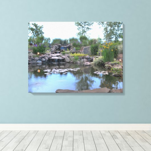 Leinwand des Koi-Teiches mit 3 Stufen (Insitu (Holzboden))
