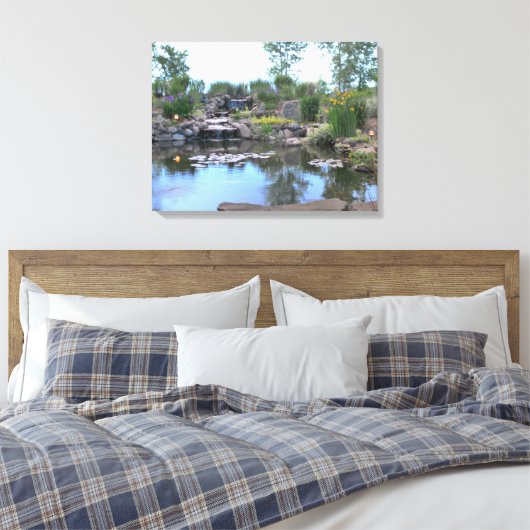 Leinwand des Koi-Teiches mit 3 Stufen (Insitu (Schlafzimmer))