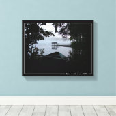 Leinwand des Konnevesi-Sees (Insitu (Holzboden))