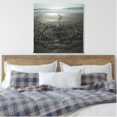 Leinwand des Sandkreises 2 (Insitu (Schlafzimmer))