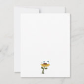 Leinwand des Schöpfers ・ Gelbe Blume Einladung (Rückseite)